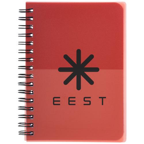 Carnet de notes A6 Colour-block 10698302 - à spirales avec 70 feuilles lignées en plastique PP_0