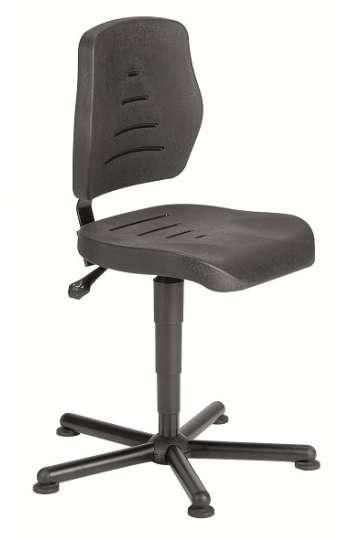 Chaise atelier polyuréthane noir pour personne forte_0
