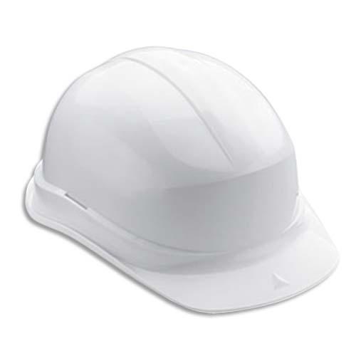 Delta plus casque de sécurité en polyéthylène avec bandeau de tour de tête réglable en397 blanc_0