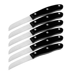 Ensemble de 6 Couteaux à légumes 20 cm Nirosta Fit - 3176239932645_0
