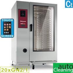 Four mixte gaz 'touch' vapeur boiler/convection - 20 niveaux GN2/1 avec cleaning - SDGT/XC-22 - Dimensions 1162x1066xH1794_0