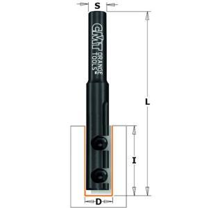 FRAISE A DEFONCER CARBURE DIAMETRE 8 MM QUEUE DE 8 MM SERIE LONGUE