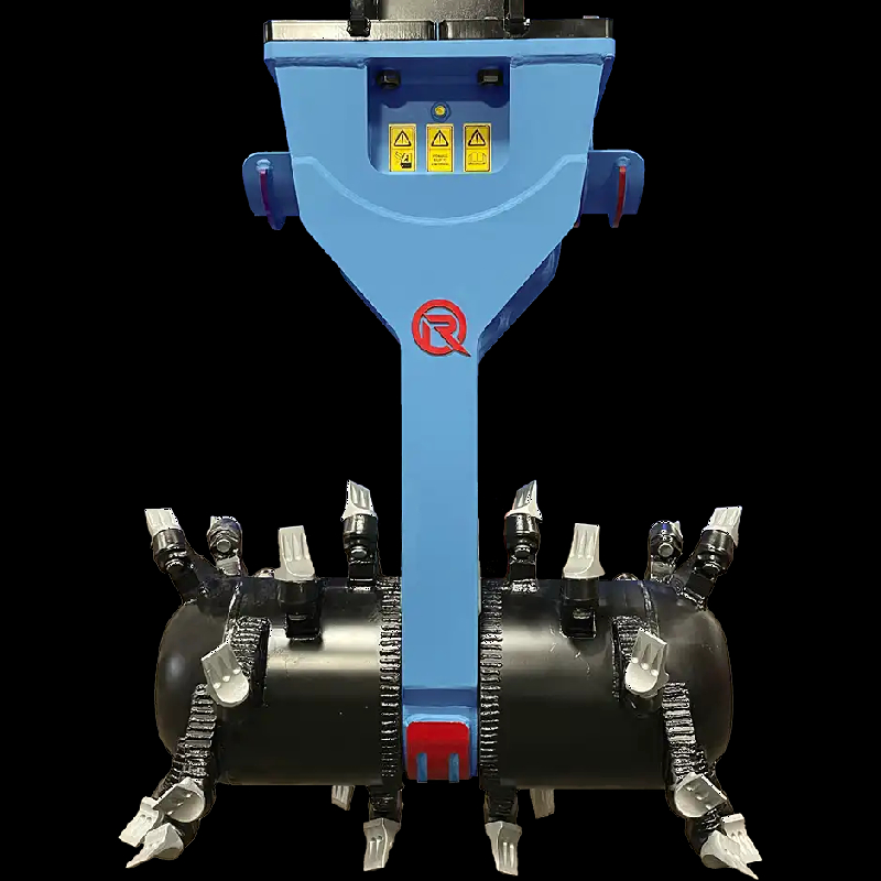 Fraise hydraulique 95hp - Corps Long (LH) - Pelles de 17 à 28t - MXR D20 LH avec plus de profondeur et de stabilité_0