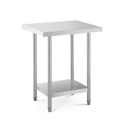 Helloshop26 - Table de travail acier inoxydable inox 76 x 61 cm capacité de 400 kg professionnel 14_0005084 - 3000228841536_0