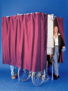 Isoloir - cabine de vote 3 places - h200 x 75 x 6 cm/21 kg_0