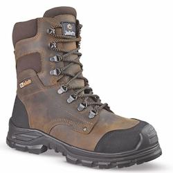 Jallatte - Rangers de sécurité marron et noire JALSEQUOIA SAS S3 CI SRC Marron / Noir Taille 42 - 42 marron matière synthétique 8033546322833_0