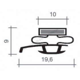 Joint JCA188N - pièce détachée sur mesure pour chambre froide, coloris noir_0