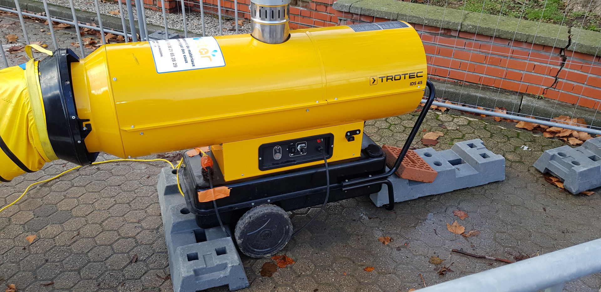 Canon à air chaud 52 kw pour chauffage d'entrepôt, d'atelier - IDS 45 D_0