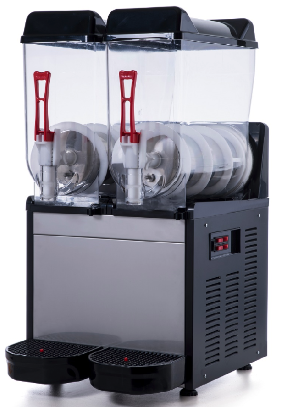 Appareil pour granita professionnelle design moderne, avec 2 ou 3 réservoirs de 10 litres - SKU-SMRM20_0