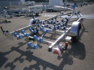Remorque bateau 1350 kg PTAC - CU 940 kg - 1 essieu - fast multi-rouleaux immergeable_0