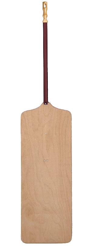 Pelle pour pizza au mètre renforcée - 36x80 cm - bois et manche en aluminium - Made in Italia_0