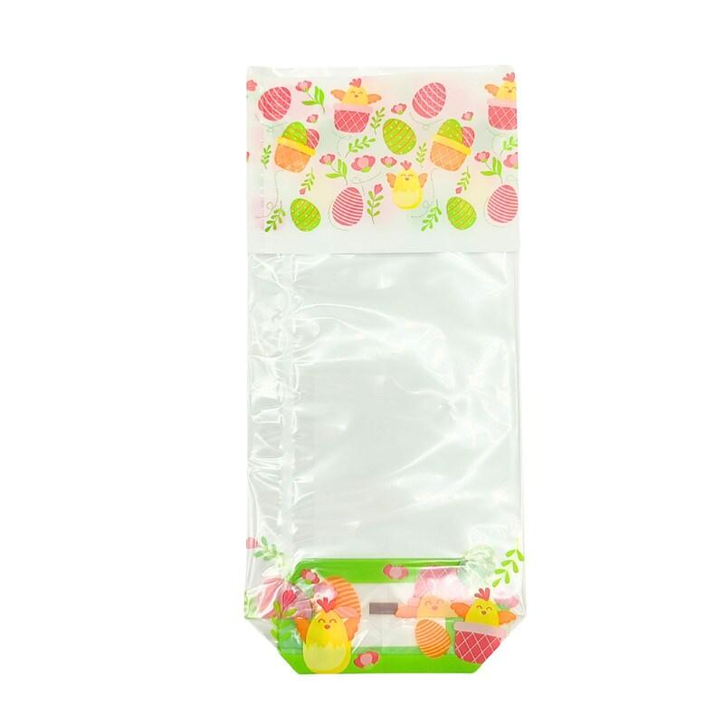 Sachet Pâques transparents 100x220mm par 100 pièces JORIDEAL - multicolore plastique polypropylène 9005718984414_0