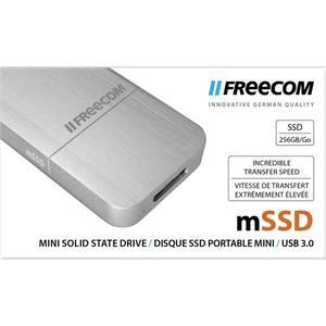 Freecom 56314 Disque Flash SSD Externe USB 3.0 256 Go Argent 