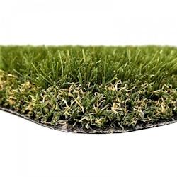 Yelloo Gazon artificiel, 30 mm de haut, 1 x 10 m, gazon synthétique, gazon synthétique, gazon de jardin, 10 m² - vert 0805698369770_0