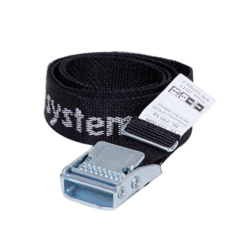 Sangle d'arrimage sans fin - 4m - boucle de tension rapide - force 250kg - noir - 11714_0