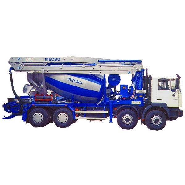 ATB 26 - Camion pompe à béton avec malaxeur 7m³, mât 26m, 60m³/h, 50 bar_0