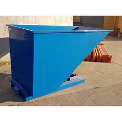 Benne auto basculante de 2000L à 3000L - basculement manuel ou automatique - tôle acier 2.5mm - marquage CE_0