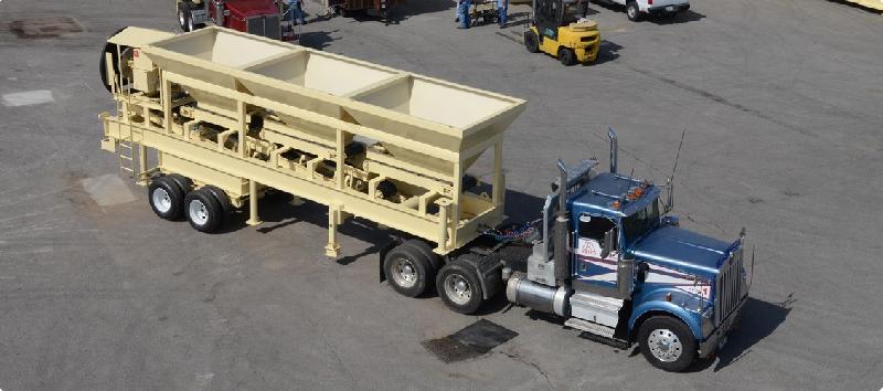 Centrale à béton mobile - Nomad - 80/130 tonnes par heure - Fabriquée aux États-Unis_0