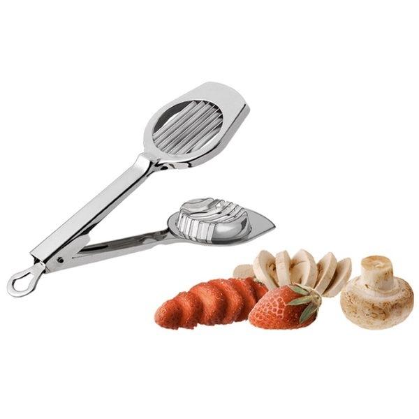 Coupe-rondelles fraises et champignons en inox - Tranches uniformes de 6 mm_0