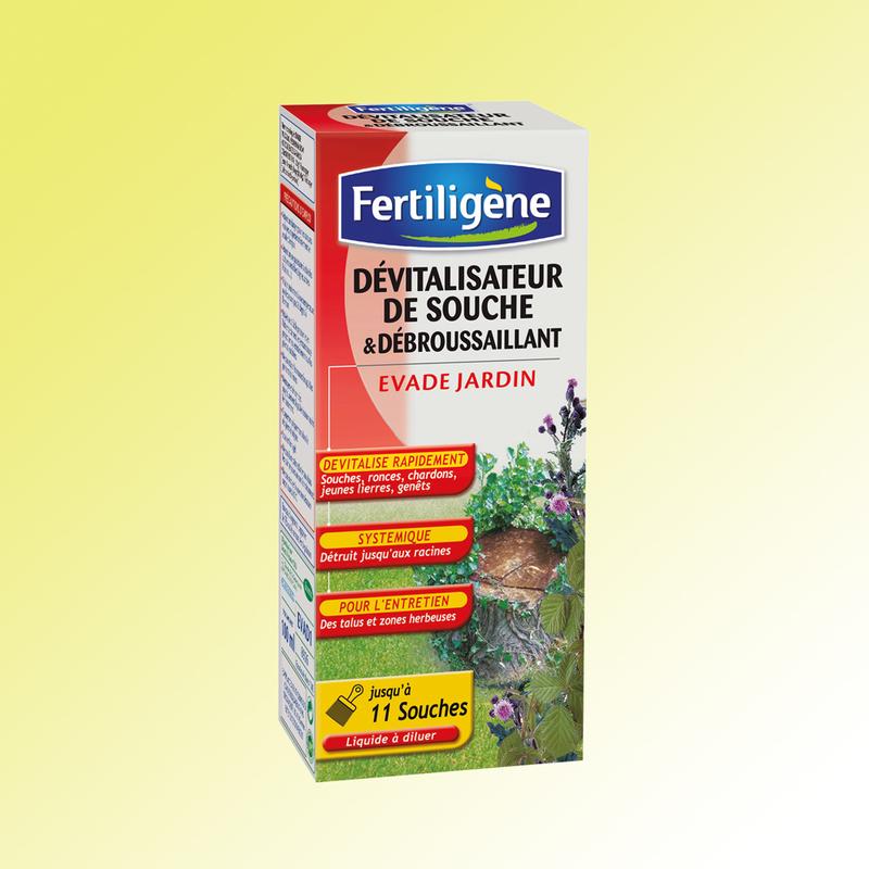 DÉBROUSSAILLANT ET DÉVITALISATEUR DE SOUCHE FLACON DE 100 ML POUR 11