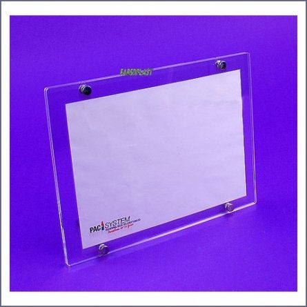 FBB1086 - Porte-visuel de comptoir en Plexiglas transparent avec logo Coca-Cola - Faberplast_0
