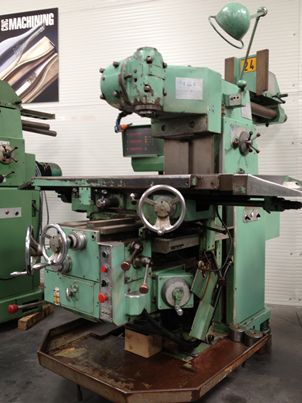 Fraiseuse Dufour 250 Tete Universelle Visu 3 Axes Heidenhain