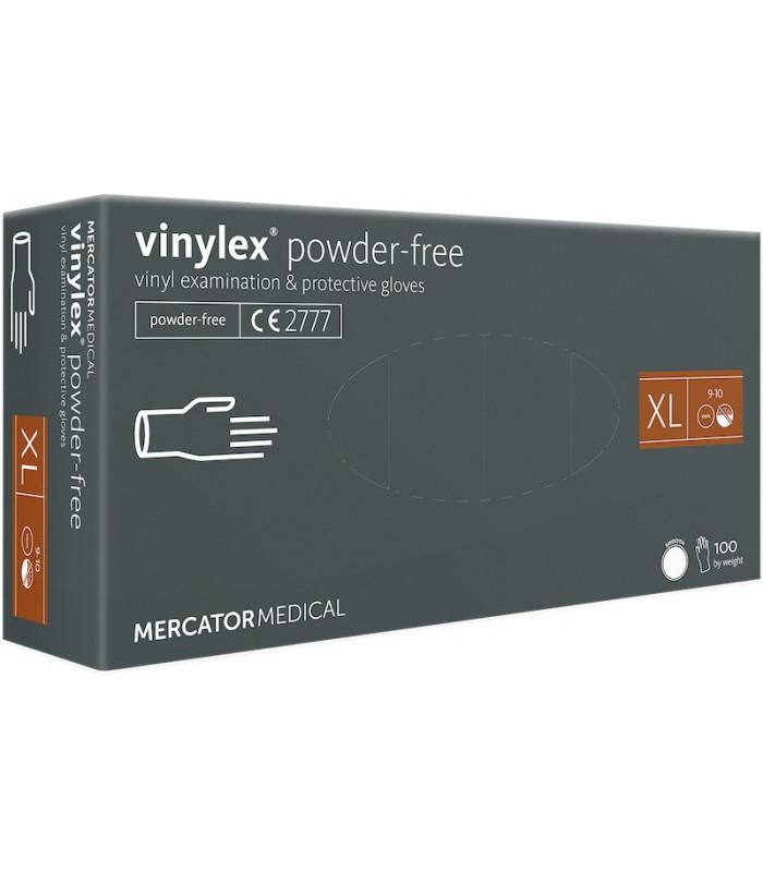 Gants vinyle non-poudré vinylex tarif dégressif taille xl : 9/10 gant vinyle boite de 100 non poudrés  - gants vinyle_0