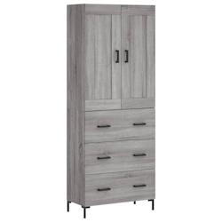 Helloshop26 - Buffet bahut commode armoire meuble de rangement organisateur cuisine salle de séjour salon haut sonoma 69,5 x 34 x 02_0035538 - 300021_0