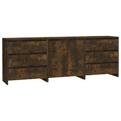 Helloshop26 - Buffet bahut commode armoire meuble de rangement organisateur cuisine salle de séjour salons 3 pcs bois d'ingénierie 02_0037050 - 3000_0