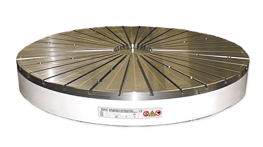 Mandrin magnétique électropermanent SAV 244.71 - pas polaire radial et force de bridage exceptionnelle_0