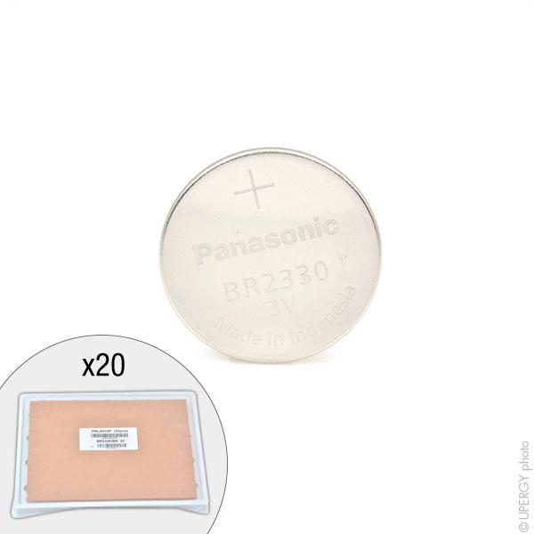 Pile bouton lithium BR2330/BN Panasonic 3V 255mAh - faible autodécharge et grande capacité_0