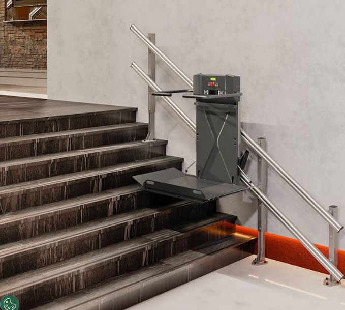 Plateforme élévatrice Stairiser DE - fluide et sans secousse pour escaliers droits et tournants, intérieur ou extérieur_0