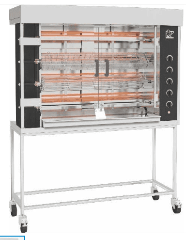 Rôtissoire électrique 4 broches 20/24 poulets ROTISOL 1425-4SME_0