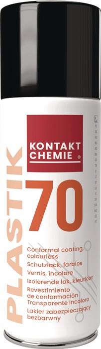 Vernis protecteur pour circuits imprimés PLASTIQUE 70 incolore 200 ml bombe aérosol KONTAKT CHEMIE_0