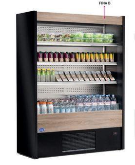 Vitrine réfrigérée FINA-B - Froid ventilé, éclairage LED, avec ou sans portes double vitrage_0