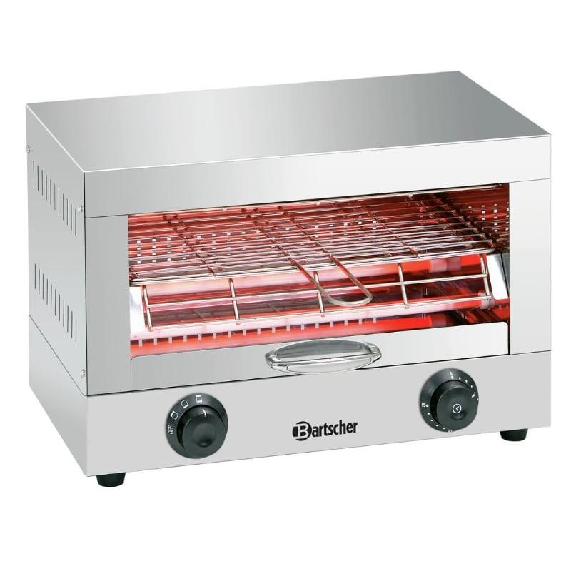 Appareil toaster/gratiner - Bartscher - version simple ou double, en acier inoxydable_0