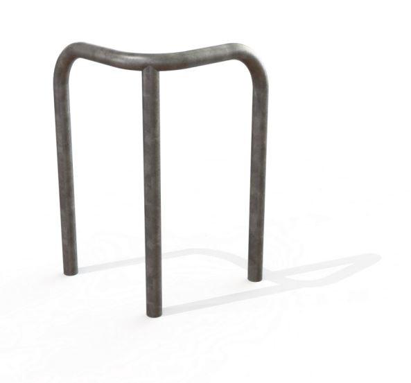 Arceau urbain protection d'angle en acier - hauteur 1 mètre - galvanisé ou peint sur galva_0