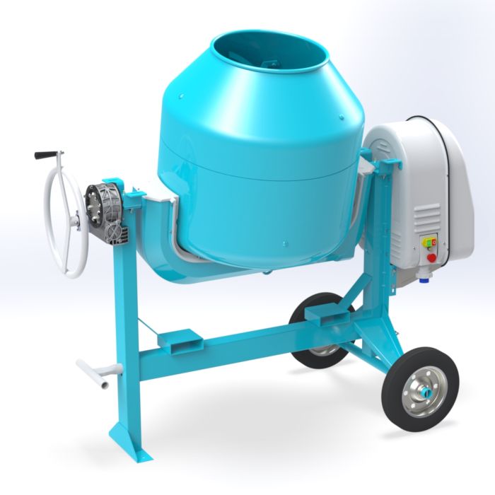 Bétonnière C 360 SR - Omaer - capacité cuve 350L - moteur électrique HP 2 - 195kg_0