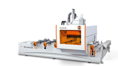Centre d'usinage CNC 4 axes HOLZ-HER PRO-MASTER 7018 premium - flexibilité maximale et usinage pendulaire_0
