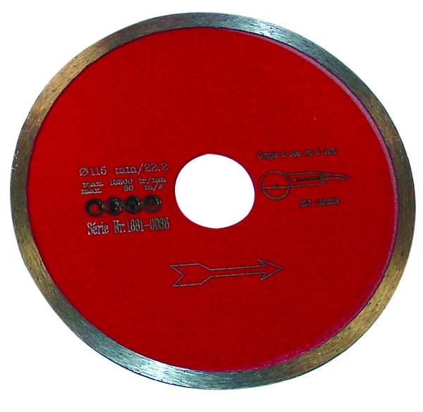 DISQUE DIAMANT 125X8X1,6 CERAMIQUE ELIOS