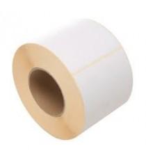 Étiquettes rondes diam 40mm - papier blanc brillant - bobine échenillée de 1 500 étiquettes - mandrin 76 mm_0