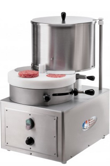 Formeuse à steak semi-automatique - choix de matrice - inox - 1800 steaks/heure - diamètre max 130 mm_0