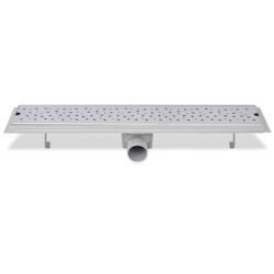 Helloshop26 - Caniveau drain de douche linéaire 63 cm acier inoxydable 02_0003050 - 3000105611535_0