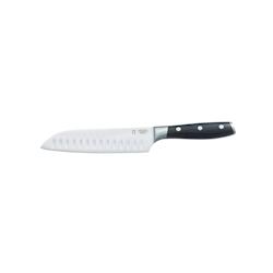 METRO Professional Couteau Santoku, 180 mm, riveté avec mitre - noir inox 885582_0