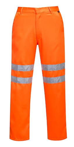 Pantalon hi-vis poly-coton RIS orange RT45 5XL - bandes réfléchissantes et normes ferroviaires_0