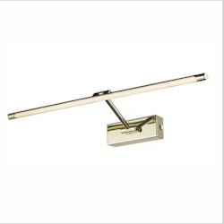 Papuq Applique murale LED pour tableaux, 8W, 3000K, or brillant, orientable 48 cm - doré acier 8436613830819_0