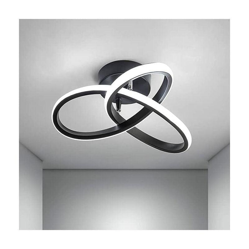 Lampe de plafond LED forme fleur pour salon chambre à coucher, M/L