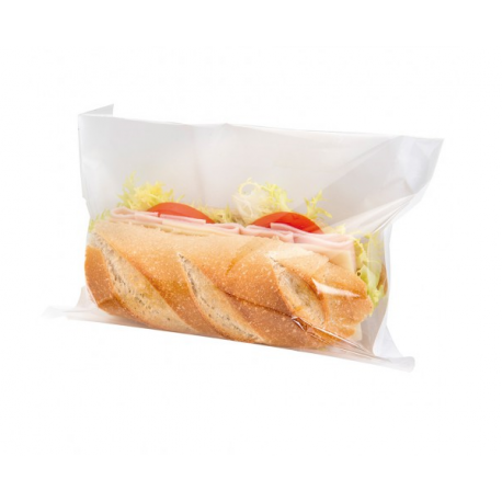 Sacs et sachets plastiques - Demi sachet transparent DELI PACK mi-plastique mi-papier - Réf : 173.01 - Taille 21x16/14cm - 4000/carton_0