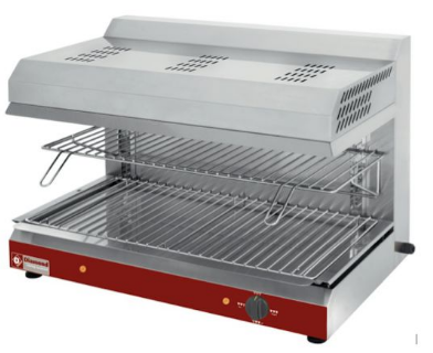 Salamandre gaz Diamond - 1 zone de chauffe - Grille réglable sur 4 niveaux - 740x375mm_0