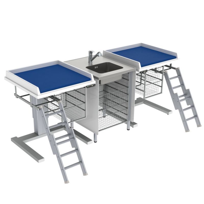 Table à langer pour handicapé - Granberg - électrique - 333-082-03 - hauteur variable avec accessoires_0